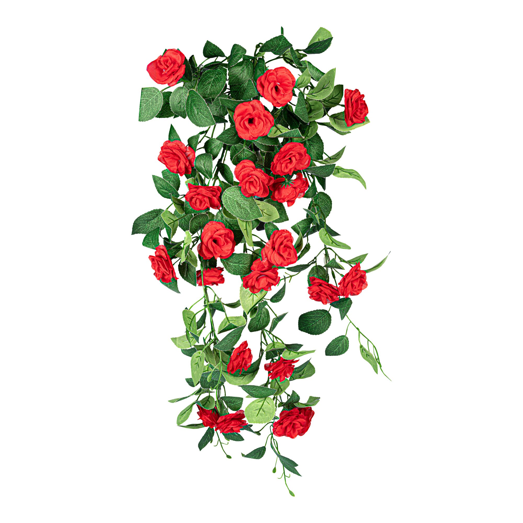 Kunstblumen „Kletterrosen“, rot
