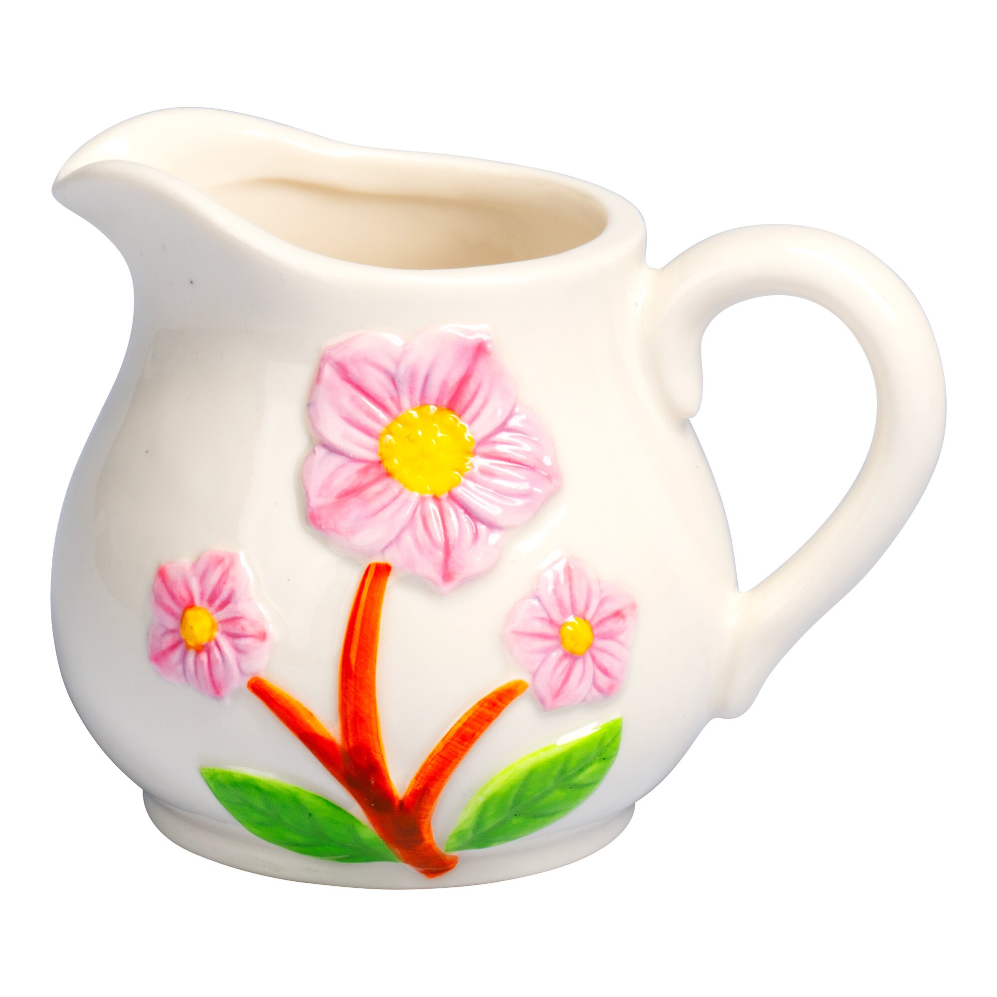 Image of Porzellan-Milchkännchen „Blumen“, 200 ml