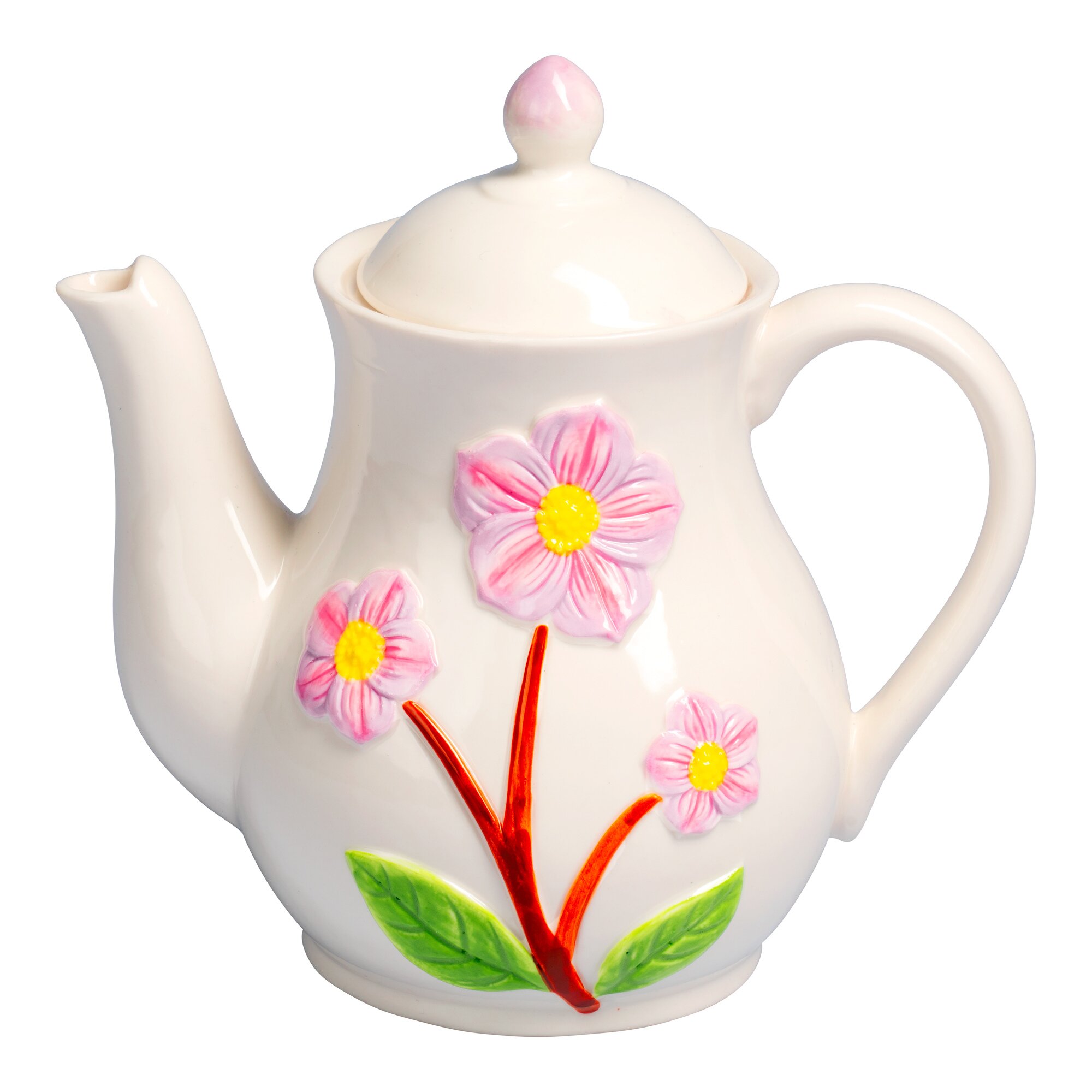 Image of Porzellan-Kaffeekanne „Blumen“, 850 ml