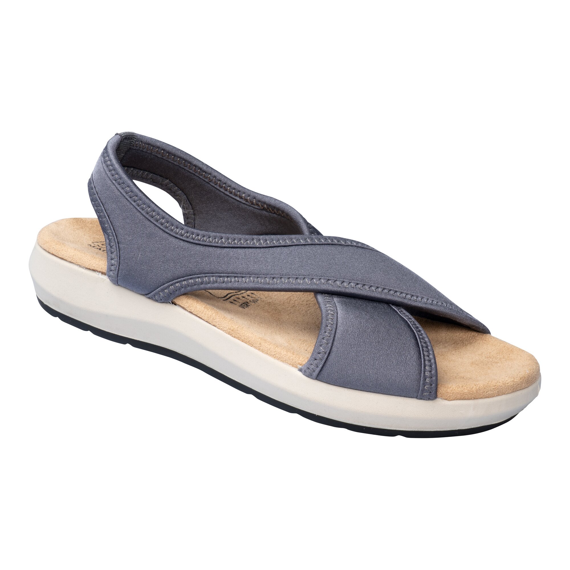 Stretch-Sandale "Pisa“ 37 grau