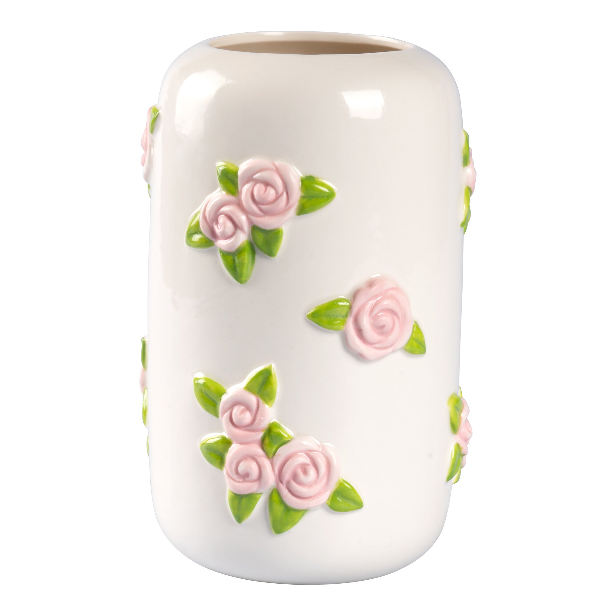 Image of 3D-Porzellan-Vase „Rosen“