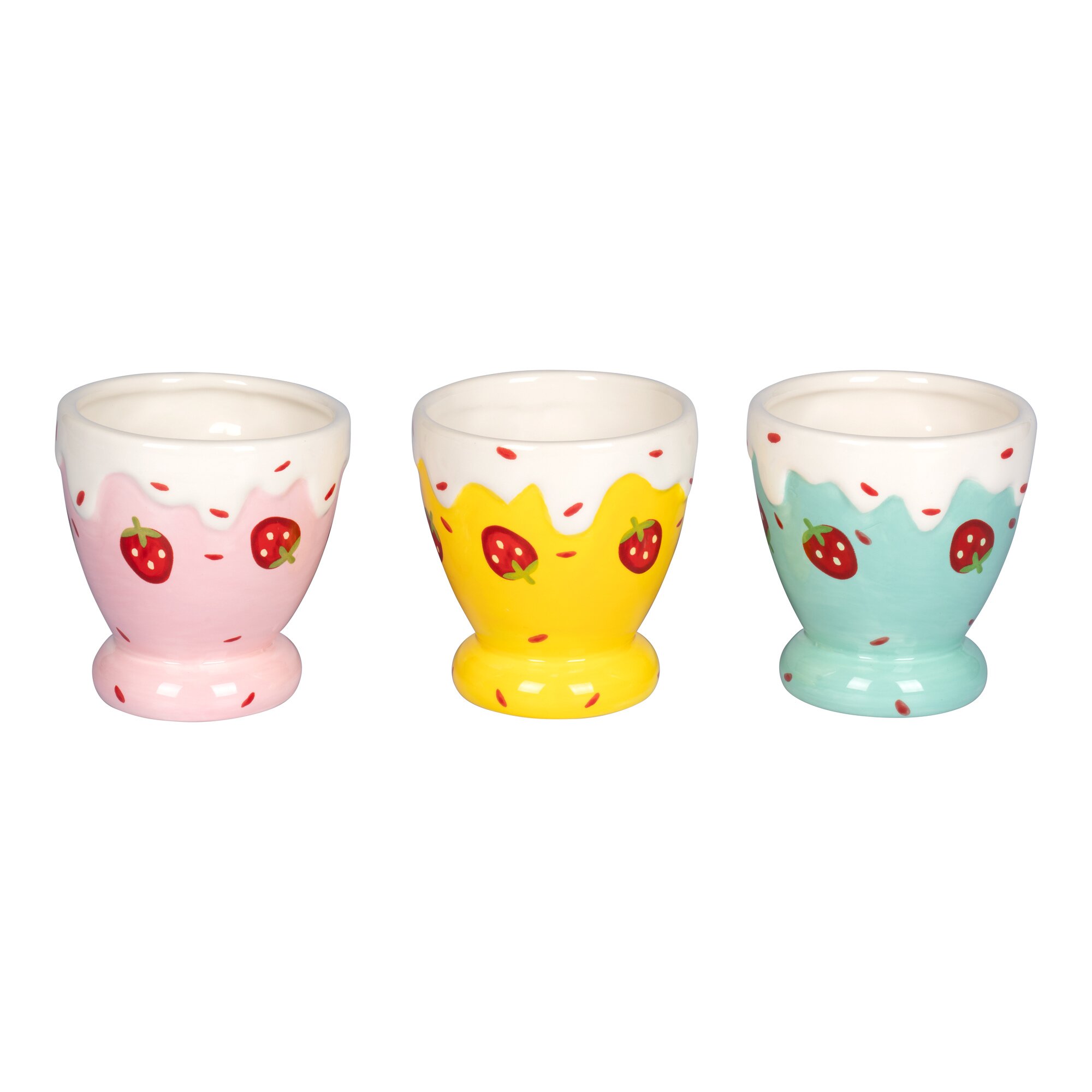Image of Eisbecher „Erdbeere“, 3 Stück