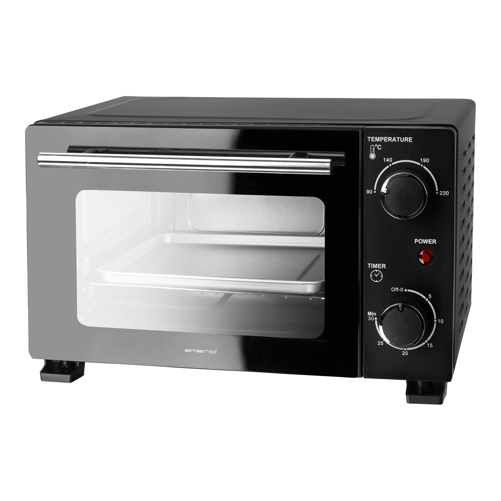 Emerio Mini-Backofen schwarz