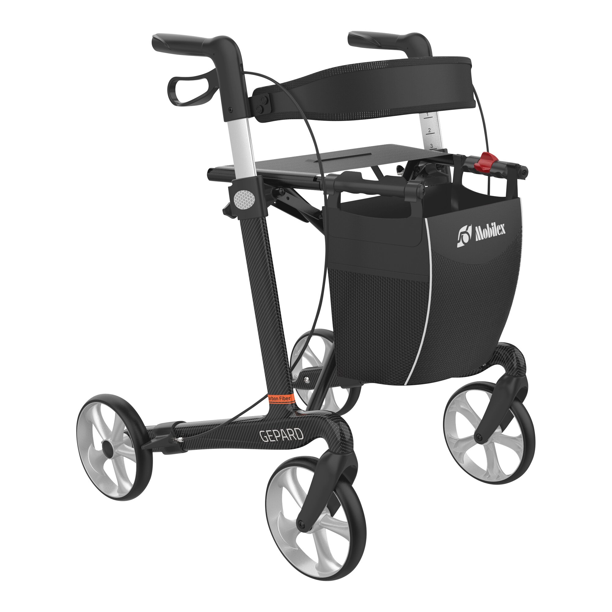 Rollator "Gepard“ schwarz silber