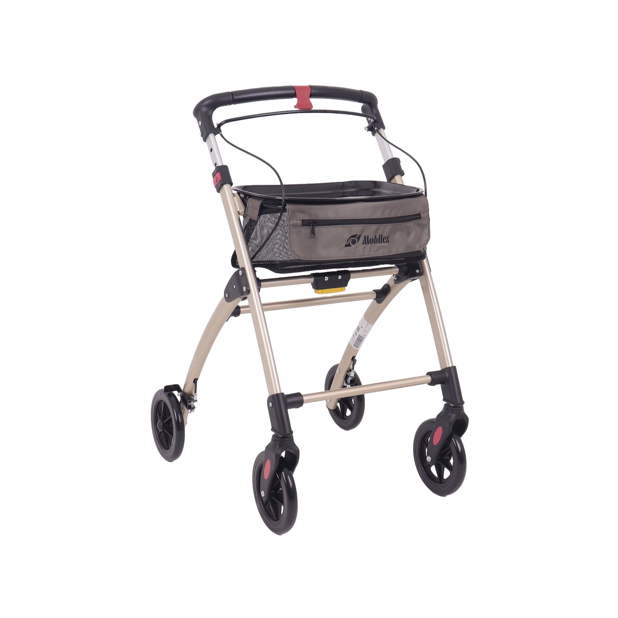 Indoor Rollator "Jaguar“ silber schwarz