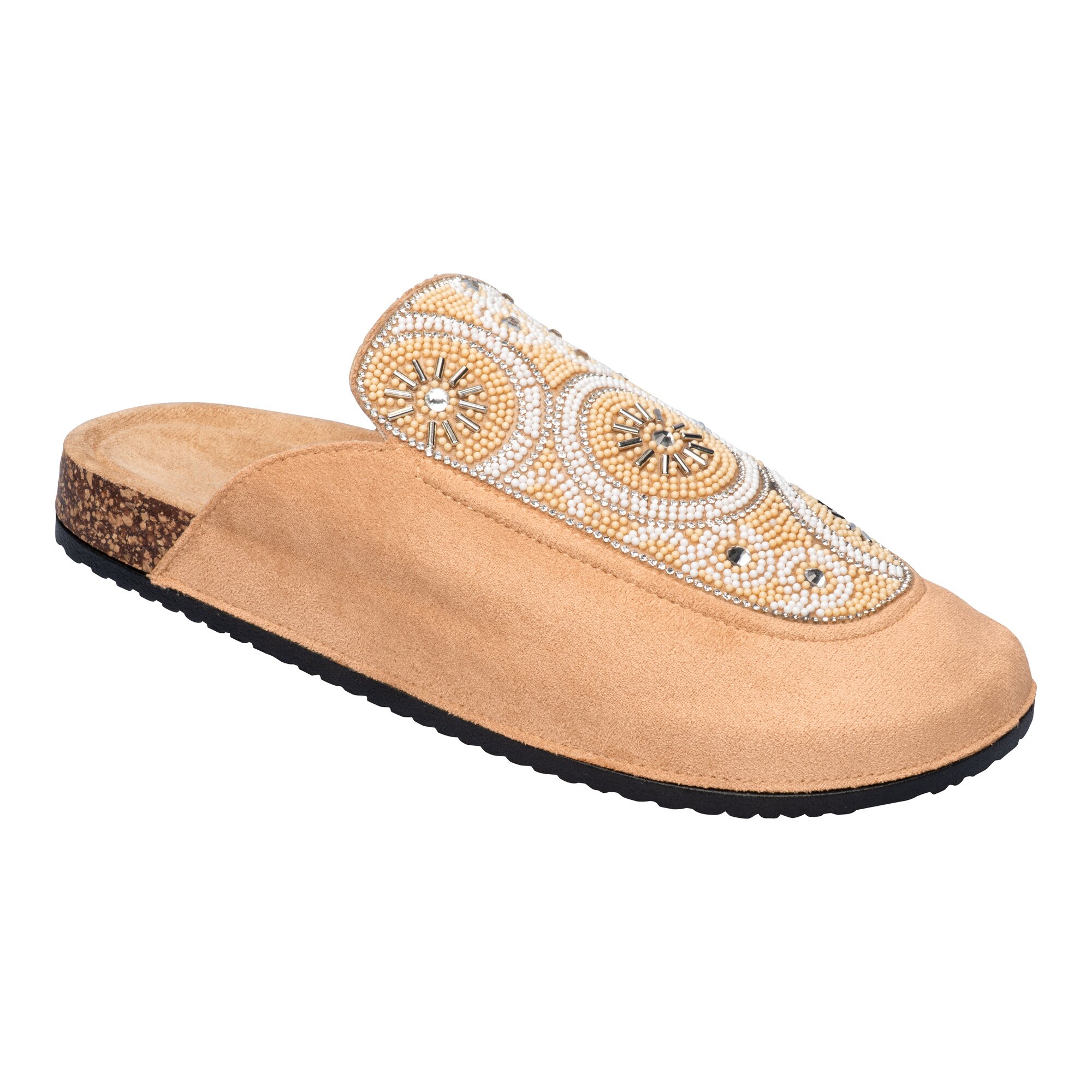 Bequem-Pantolette „Layla“ 36 beige