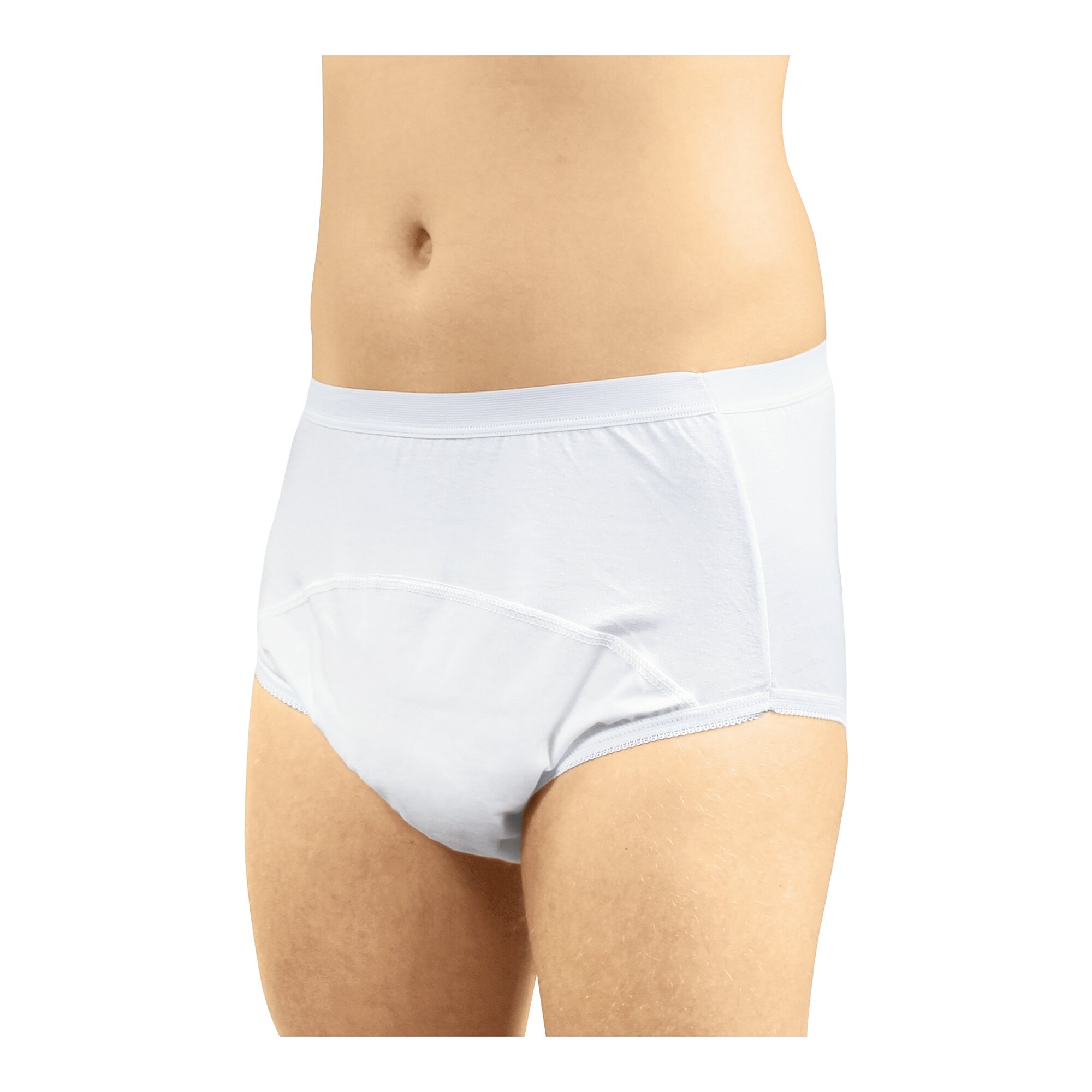 ® Inkontinenzslip Unisex M weiss
