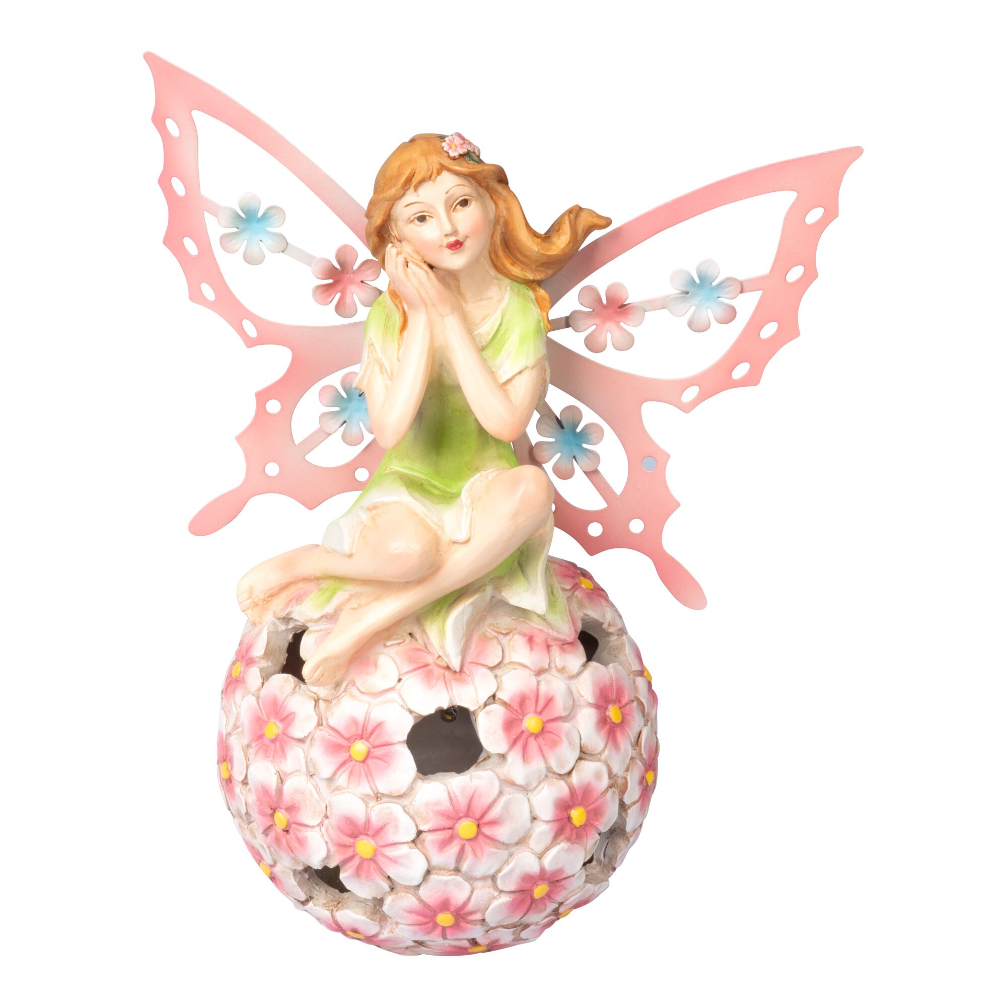 Solar-LED-Gartenfigur "Waldelfe" mehrfarbig