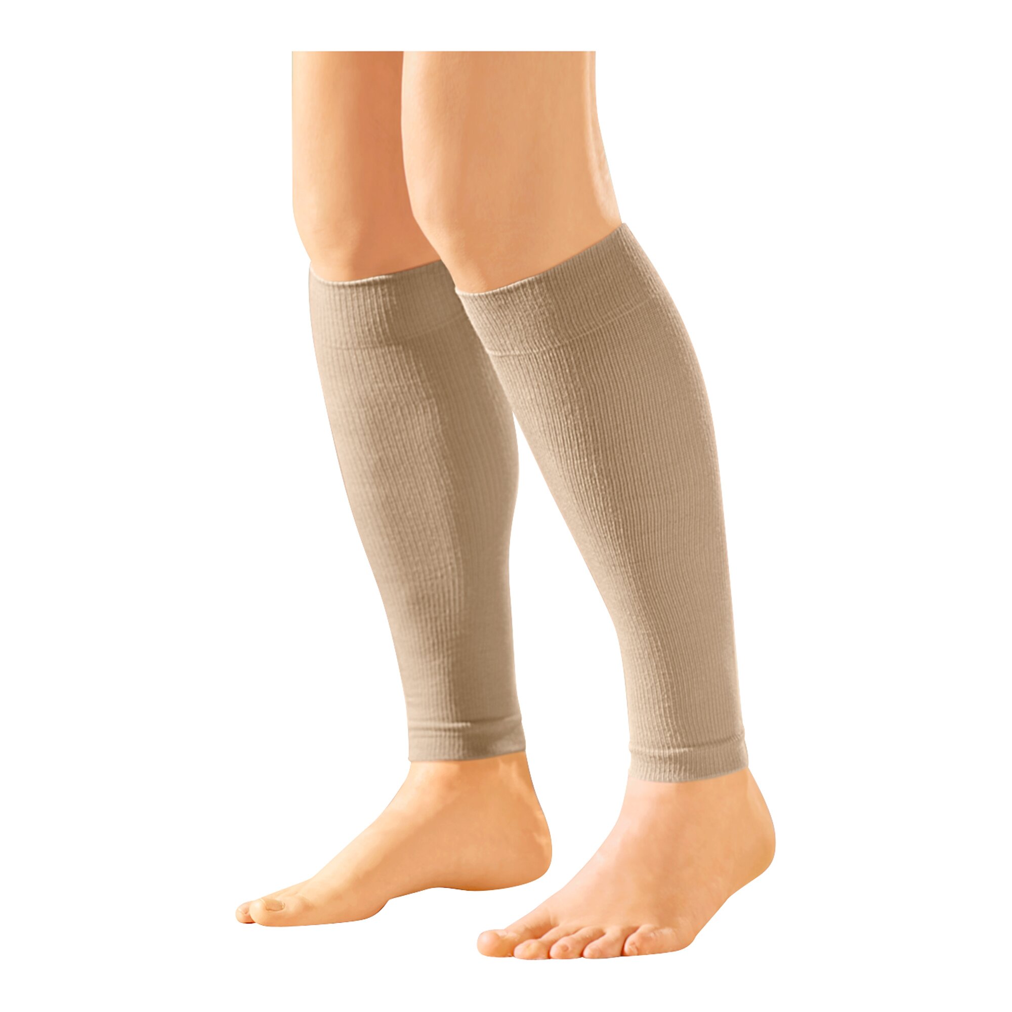 FUSSGUT Stützstulpen, 2 Paar beige