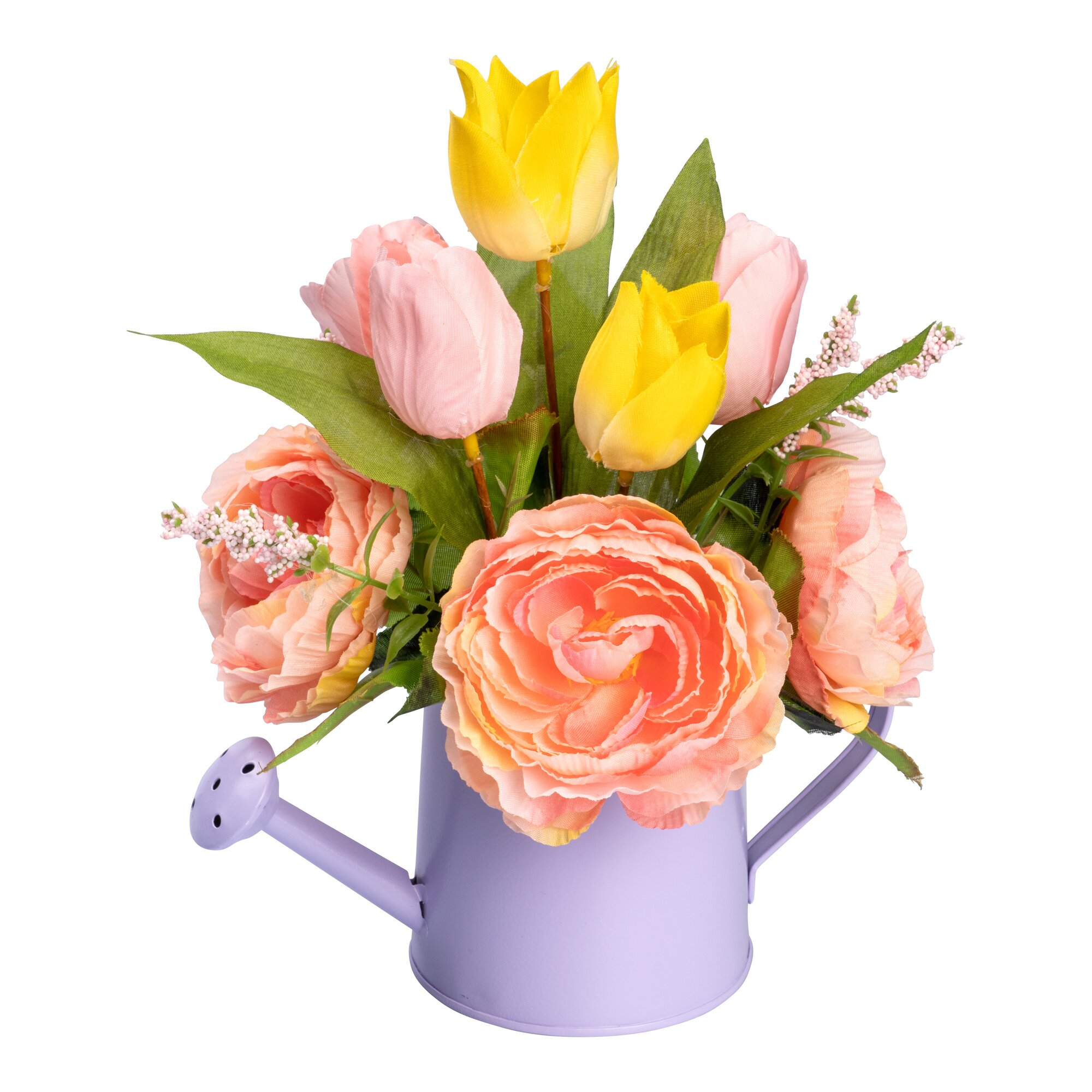 Image of Blumengesteck Deko-Grießkanne „Sommerblumen“