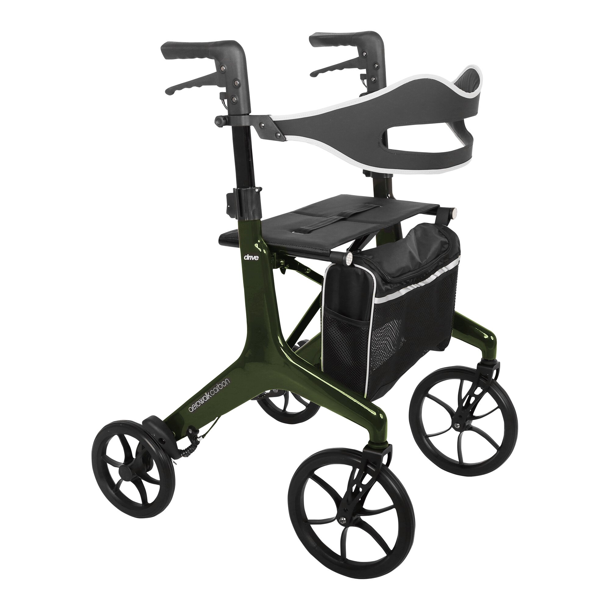 Premium-Rollator AeroWalk "Carbon" gruen