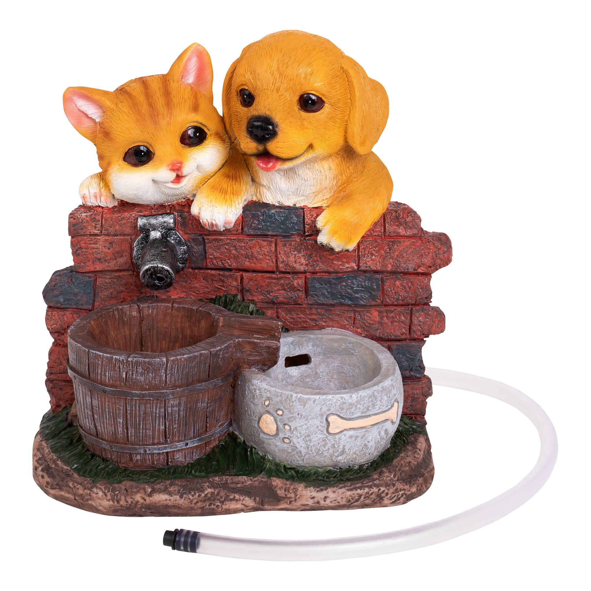 Solar-Brunnen „Flocki & Benno“