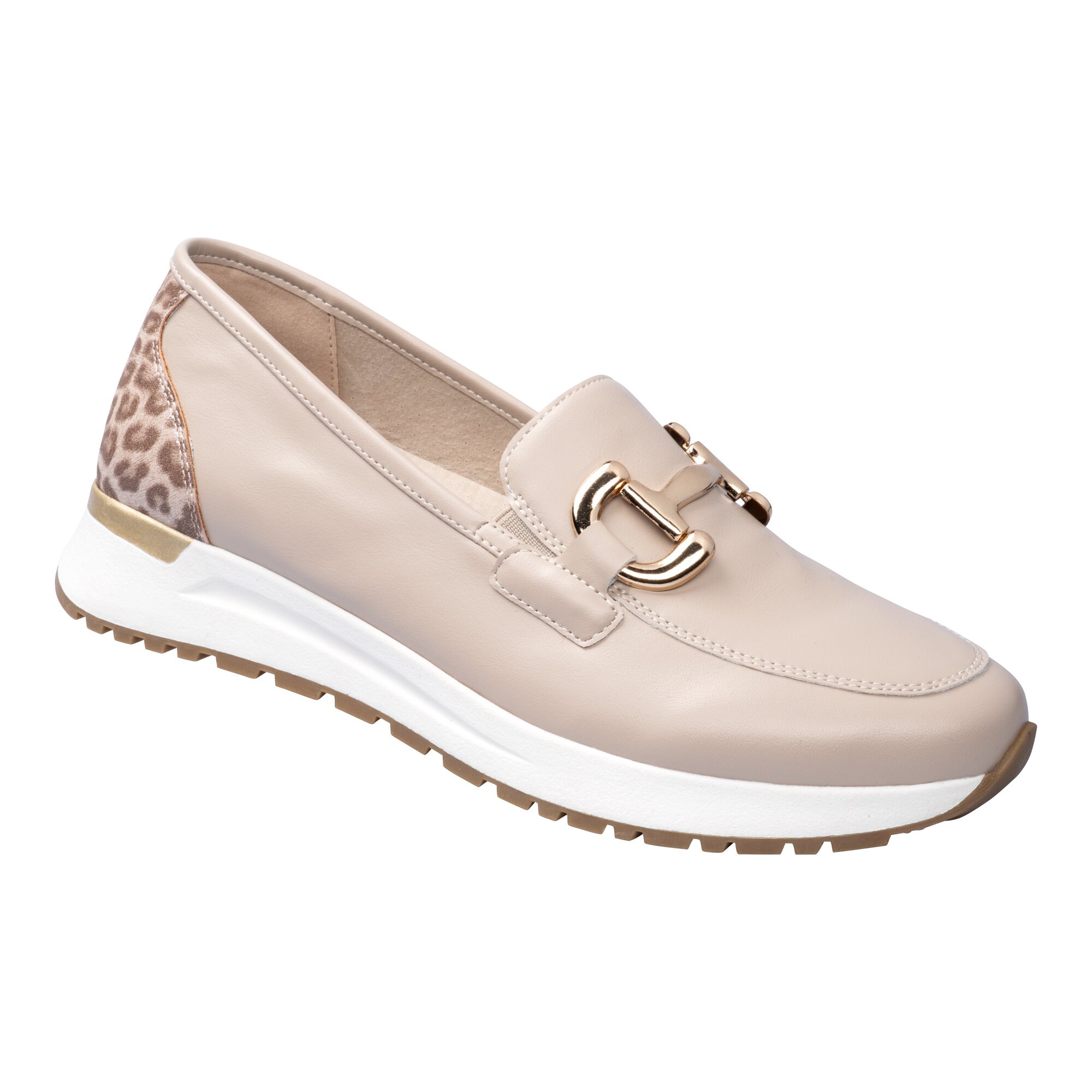Leder-Mokassin „Moni“ 36 mehrfarbig
