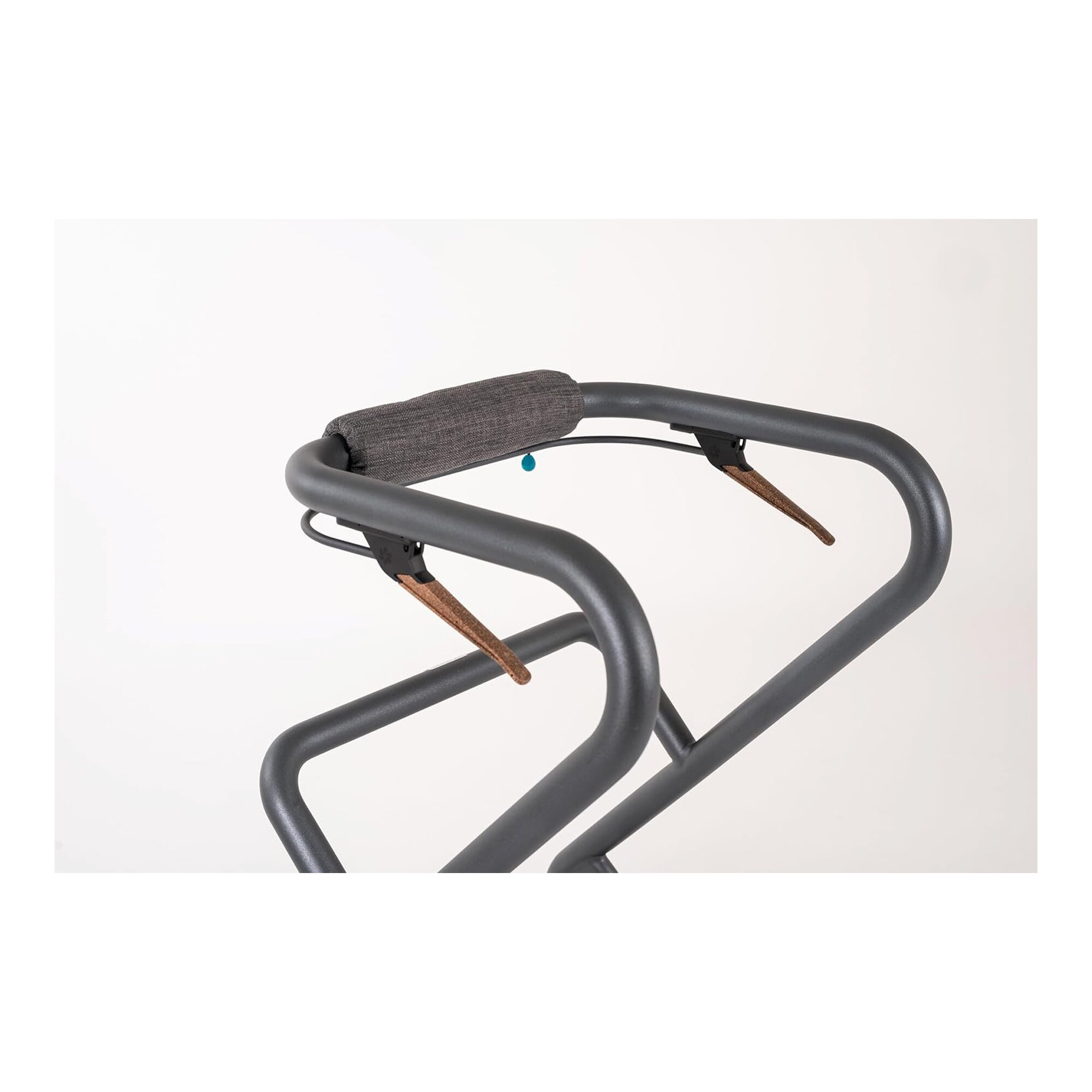 Rückenrolle für Wohnraumrollator grau