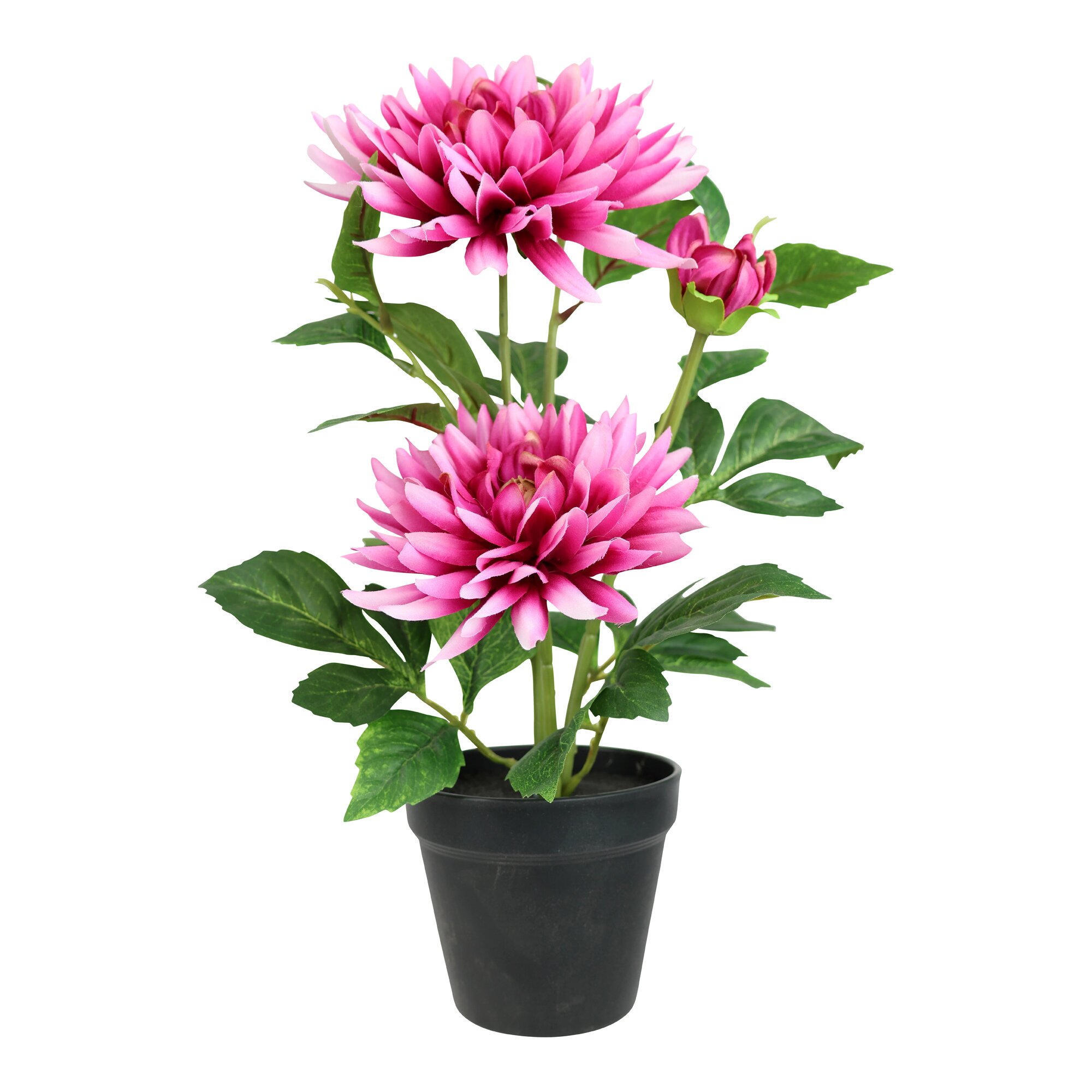 Image of Kunstblume "Chrysanthemen im Topf"