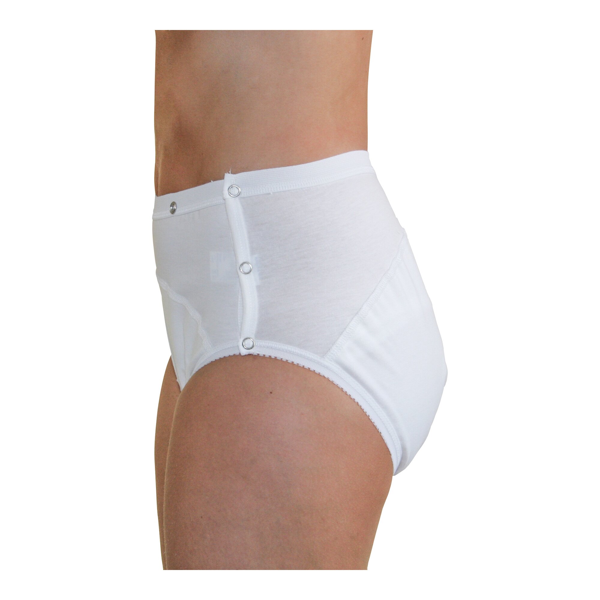 HYDAS® Schutzhose, knöpfbar, Größe: 4, weiß