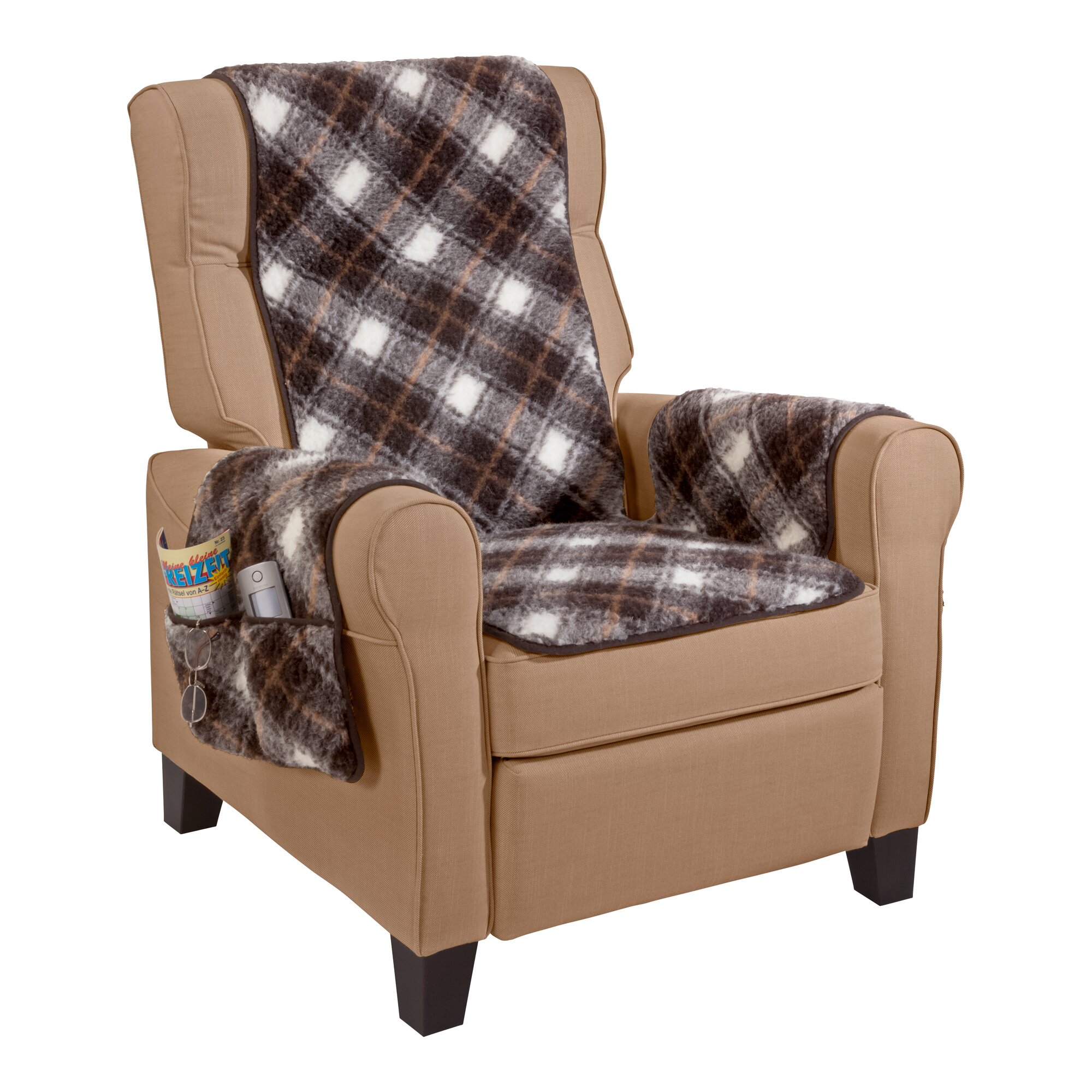 Sesselschoner aus Schurwolle