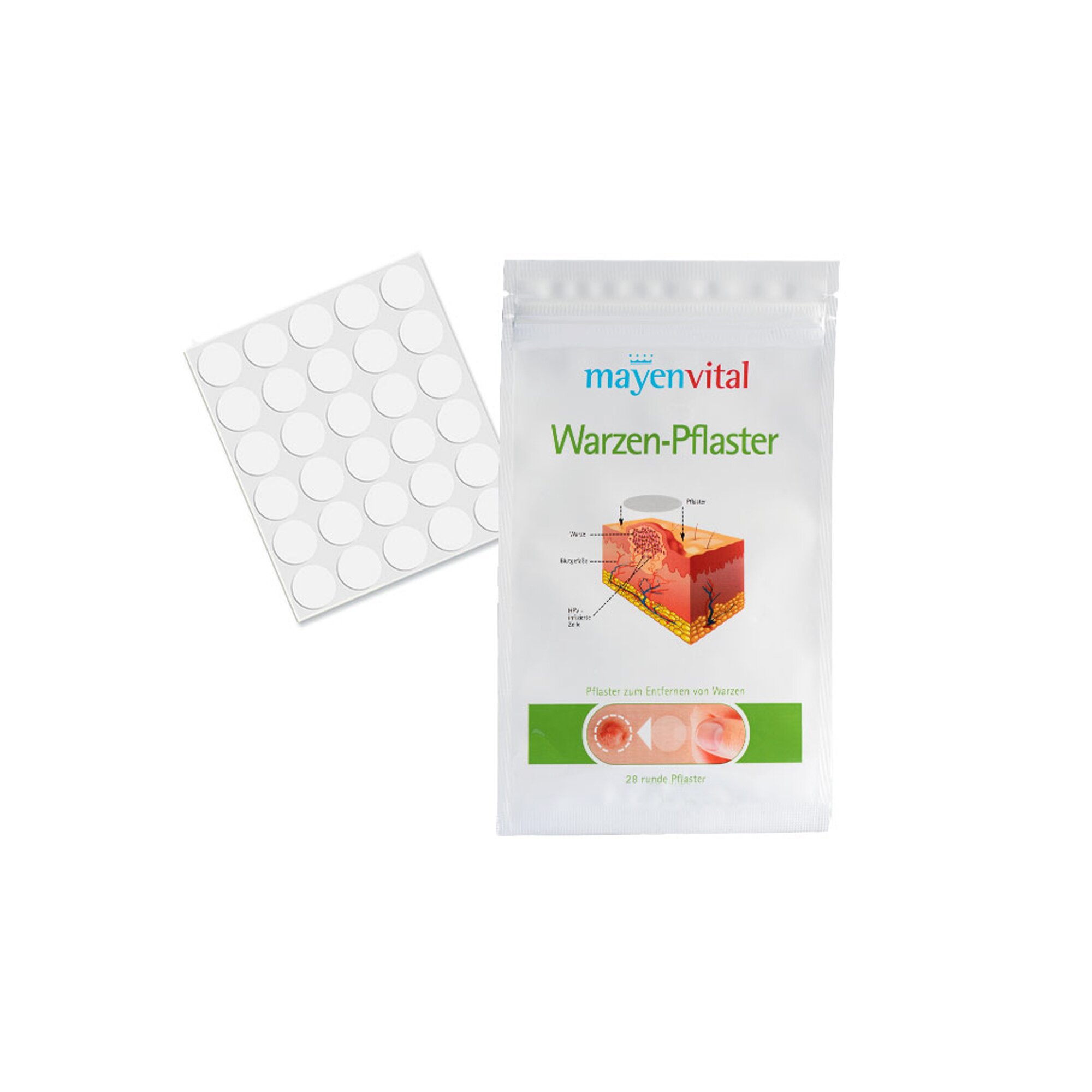 mayenVITAL® Warzenpflaster, 28 Stück