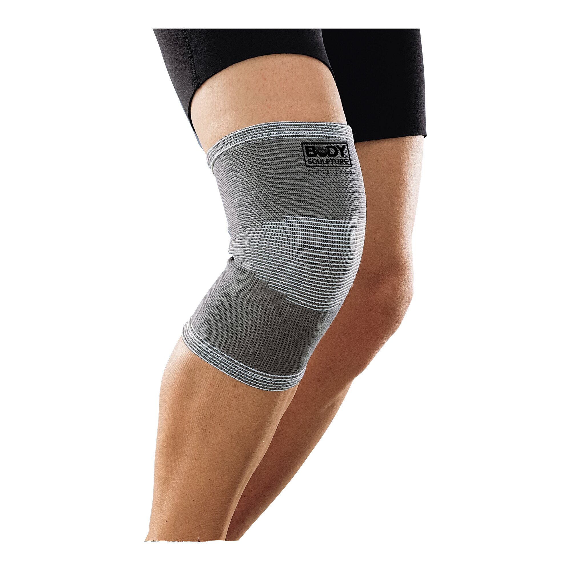 MedoVital Kniebandage, Größe: L, grau