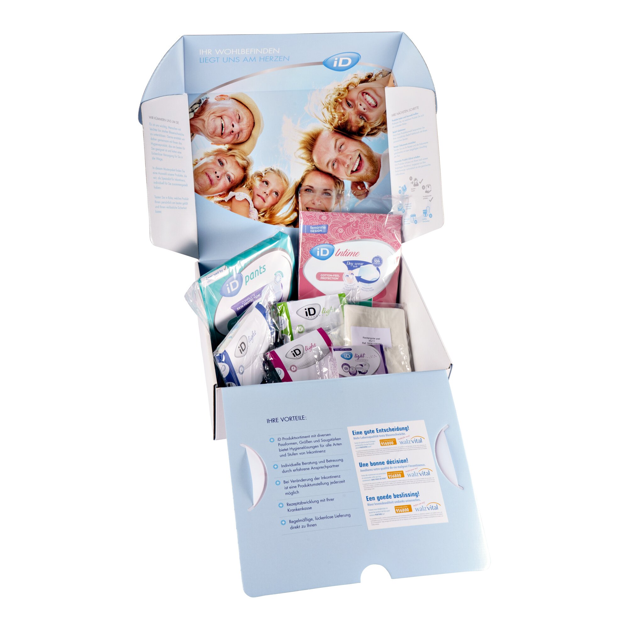 Kit d'échantillons « Incontinence »