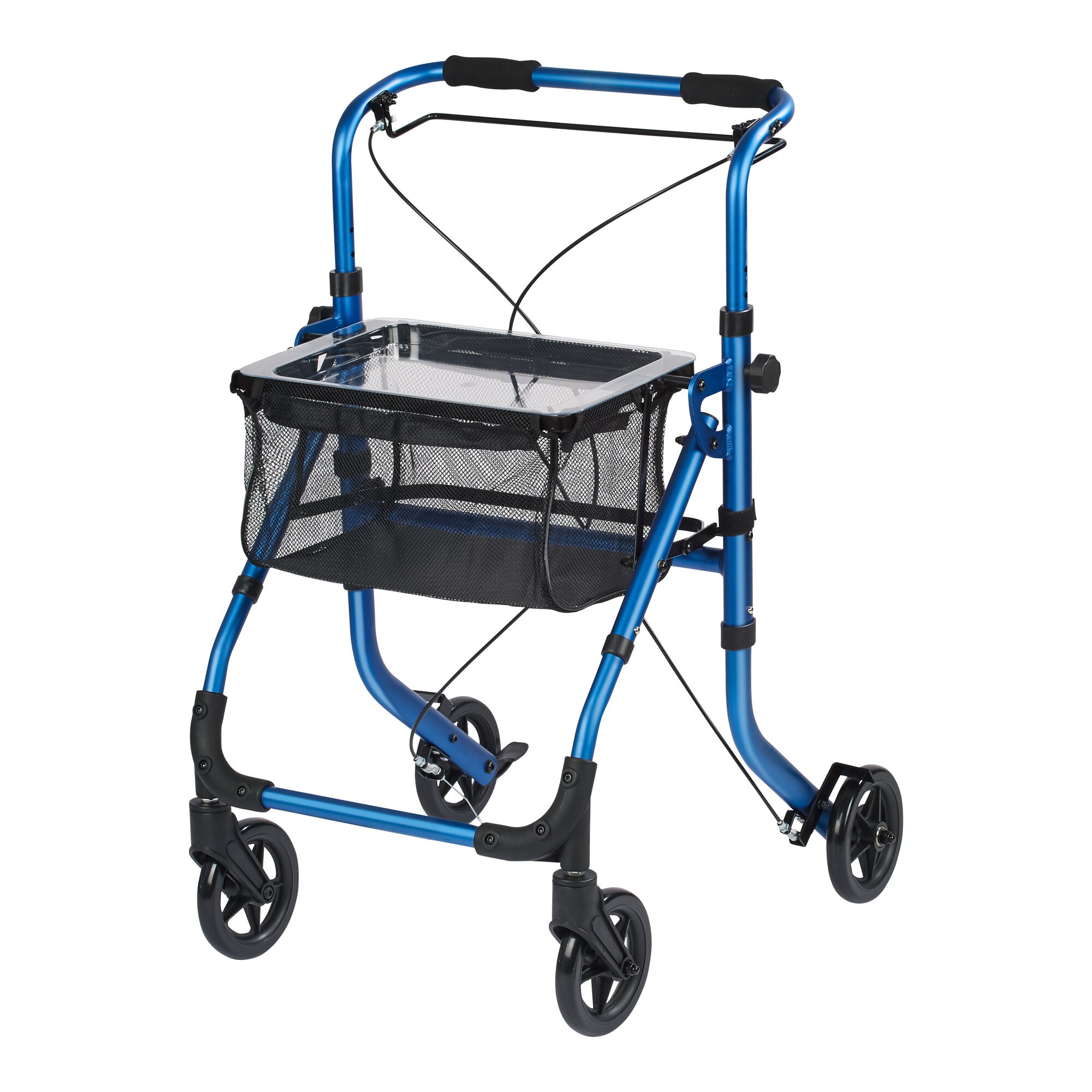 Rollator d'intérieur Actimo Home avec panier et plateau, étroit, pliable