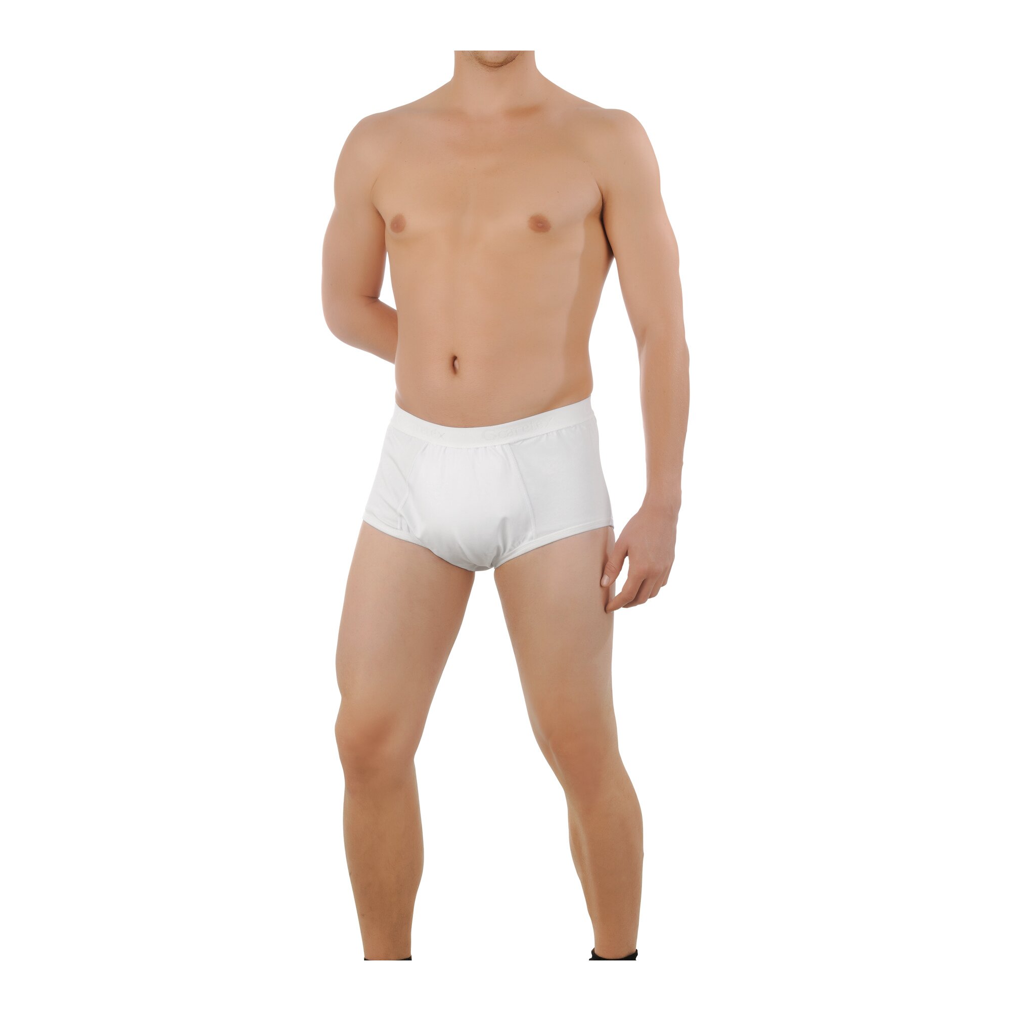 Inkontinenz Herrenslip 250, Größe: XL, weiß