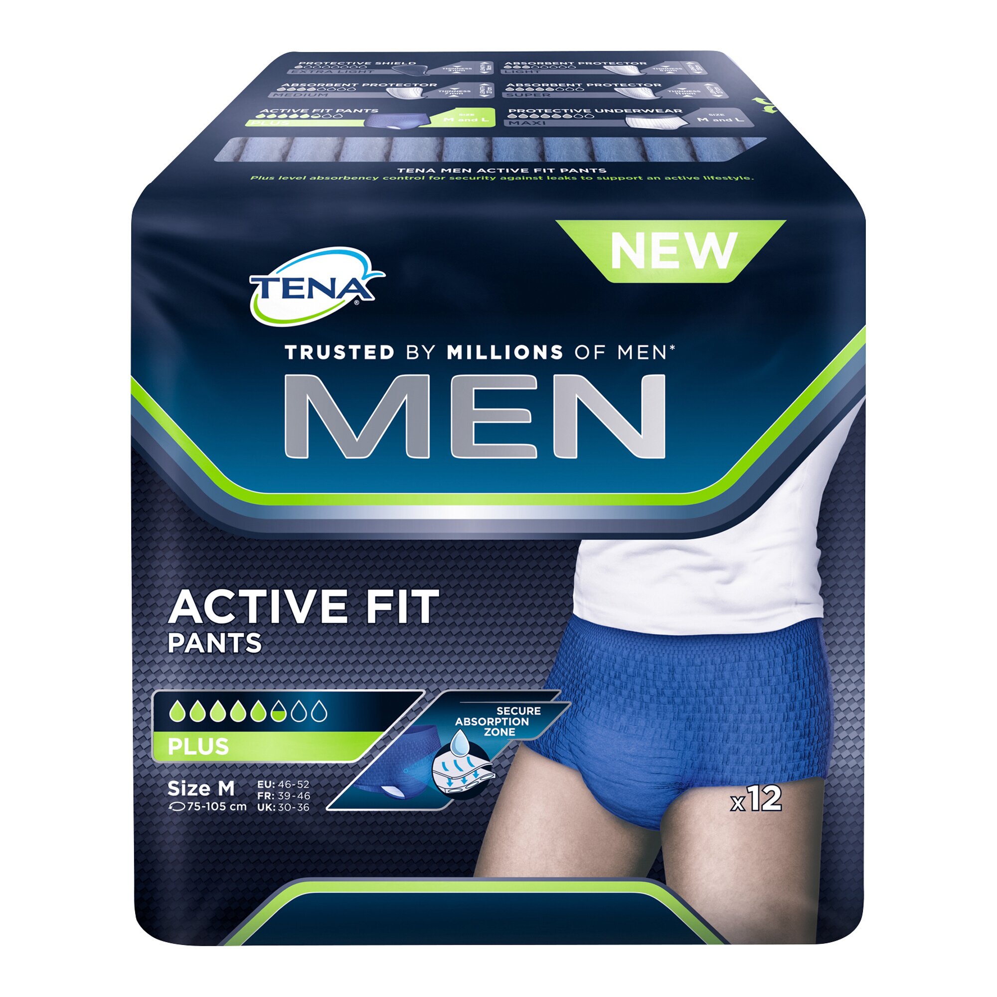 TENA Men Active Fit, Größe: M