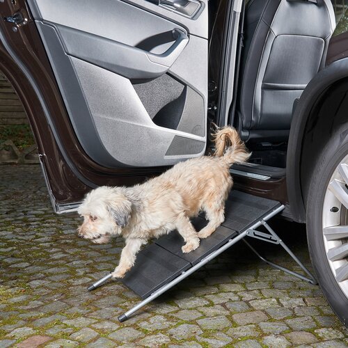 HundeRampe Treppe Kofferraum Einstiegshilfe Haustiertreppe klappbar