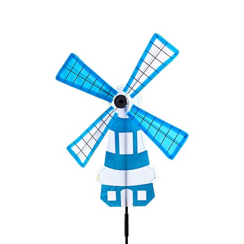 Windrad "Mühle" Garten Haus Balkon Deko Objekt Dekofigur Teichfigur