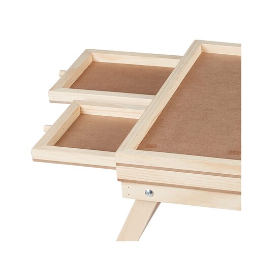 genialo Puzzle-Tisch Tisch für Puzzle Puzzle Unterlage mit Beinen, 4 Schubladen