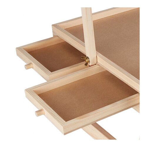 genialo Puzzle-Tisch Premium mit LED Leiste Schubladen Puzzlebrett-Zubehör