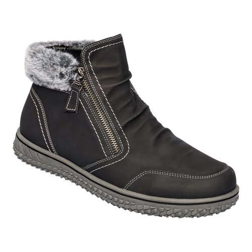 wonderwalk Kuschel-Stiefelette Carmen Winterschuhe warm Leder-Optik