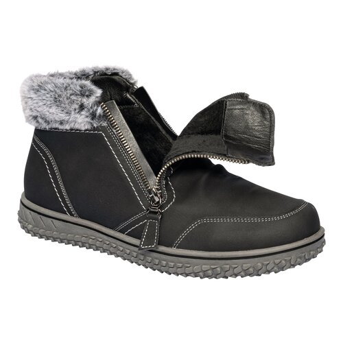 wonderwalk Kuschel-Stiefelette Carmen Winterschuhe warm Leder-Optik
