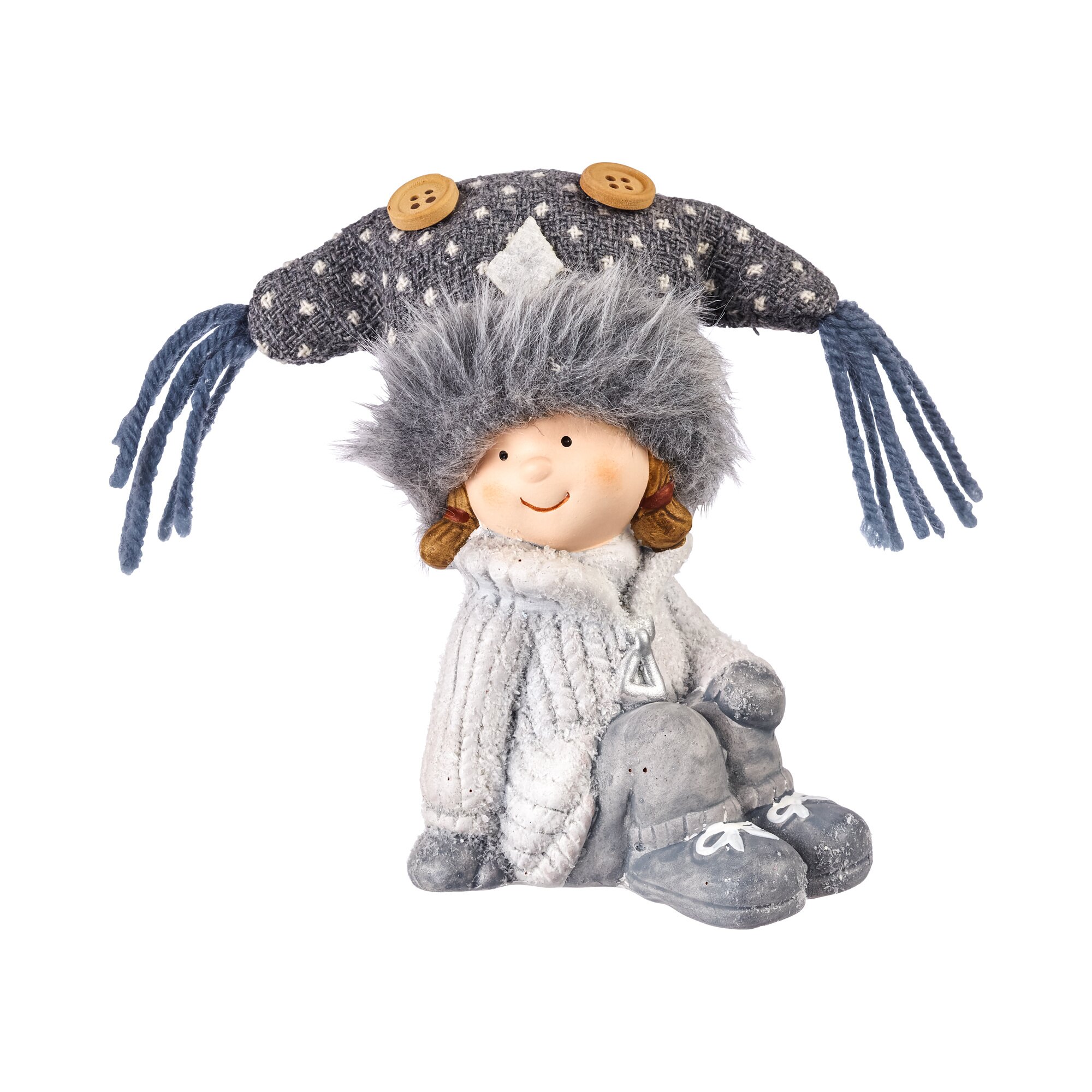 Dekofigur Schneekind