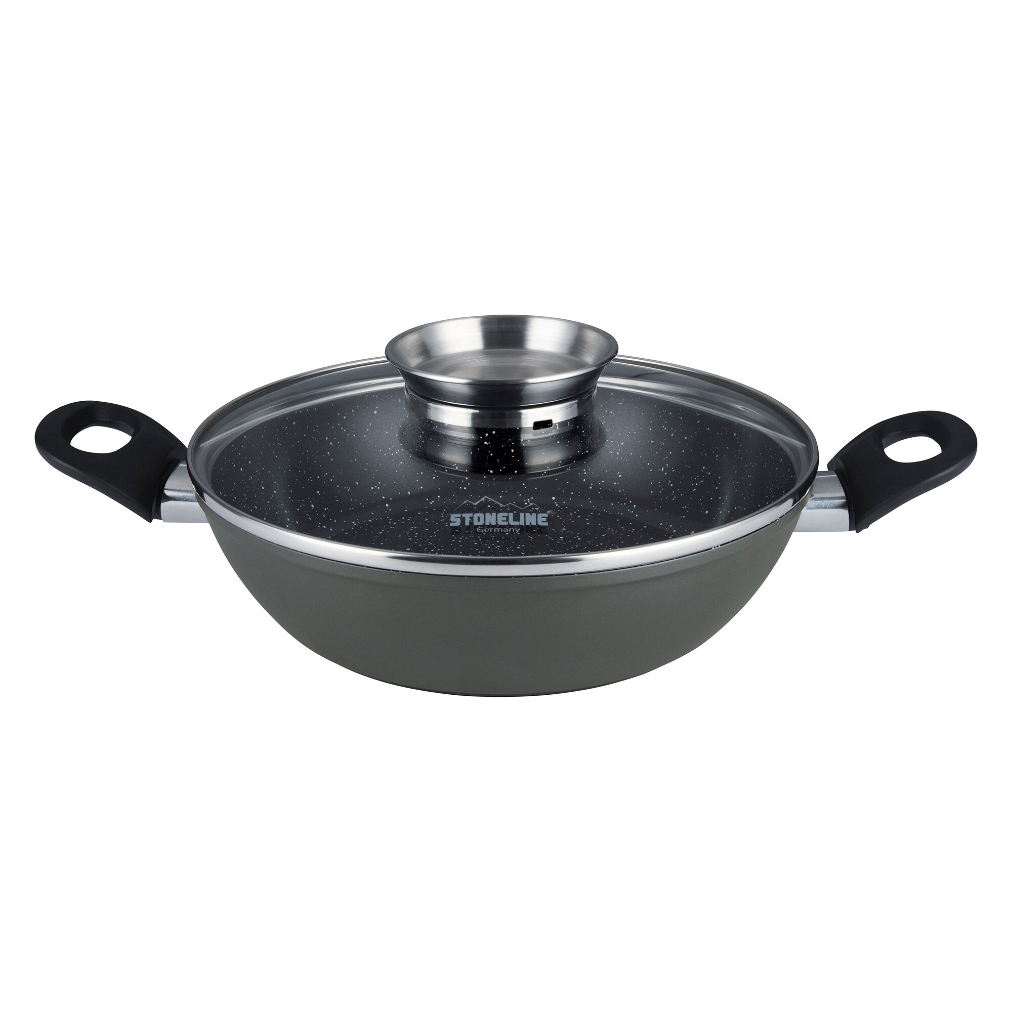 ® CERAMIC Keramik Servierpfanne 24 cm mit Deckel