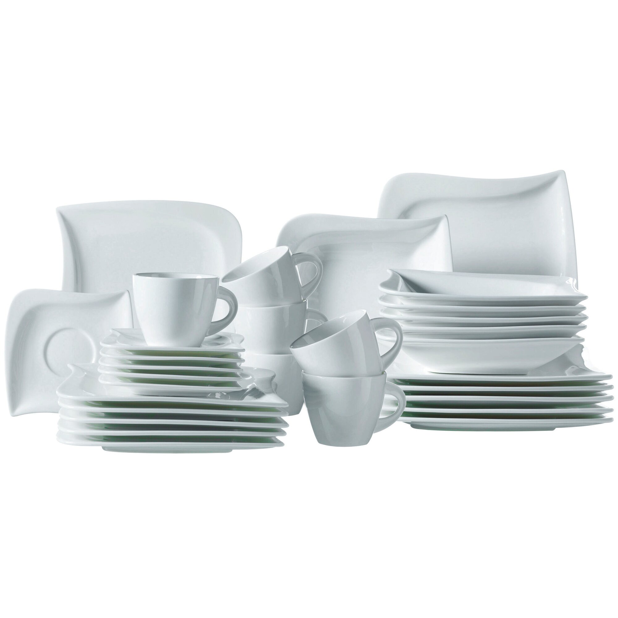 Mäser Kombiservice, Porzellan LA MUSICA beige