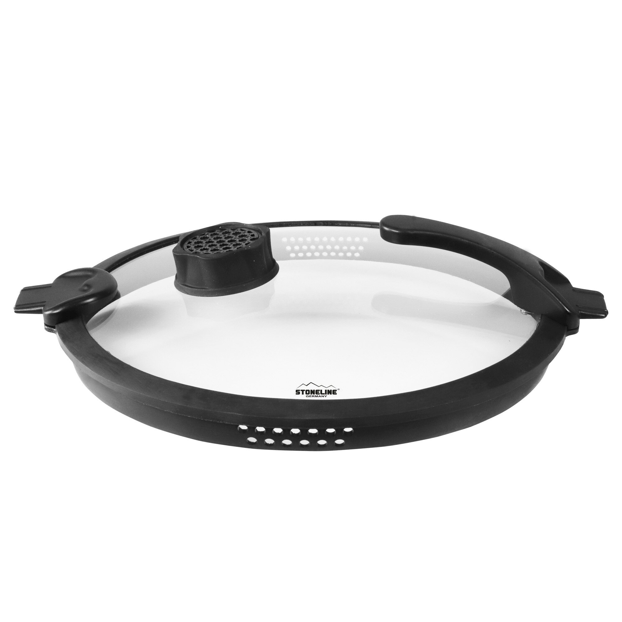 ® SMELL WELL FUTURE Glasdeckel 32 cm mit Funktion Schwarz