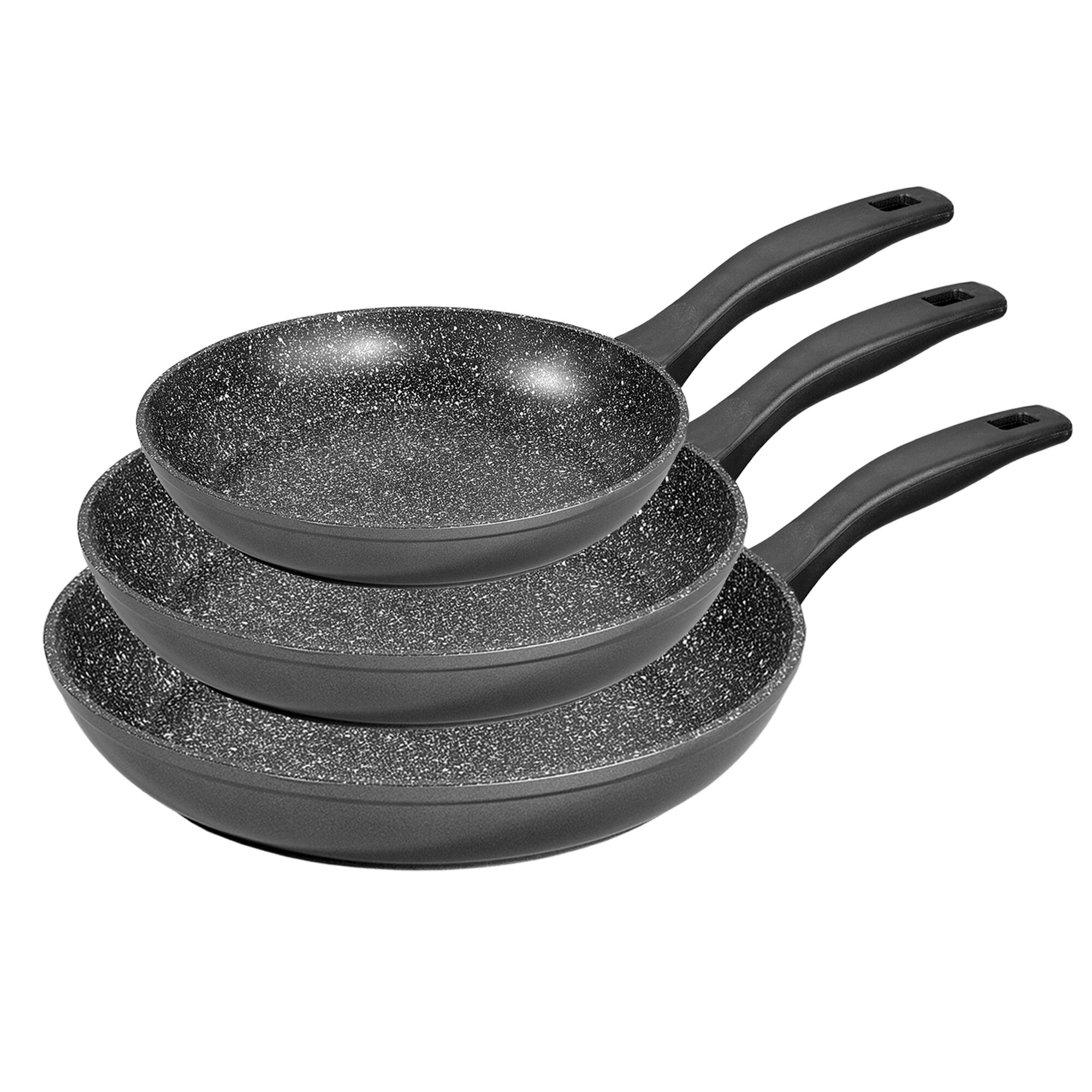 ® Made in Germany Pfannen-Set 3-teilig 20/24/28 ohne Deckel