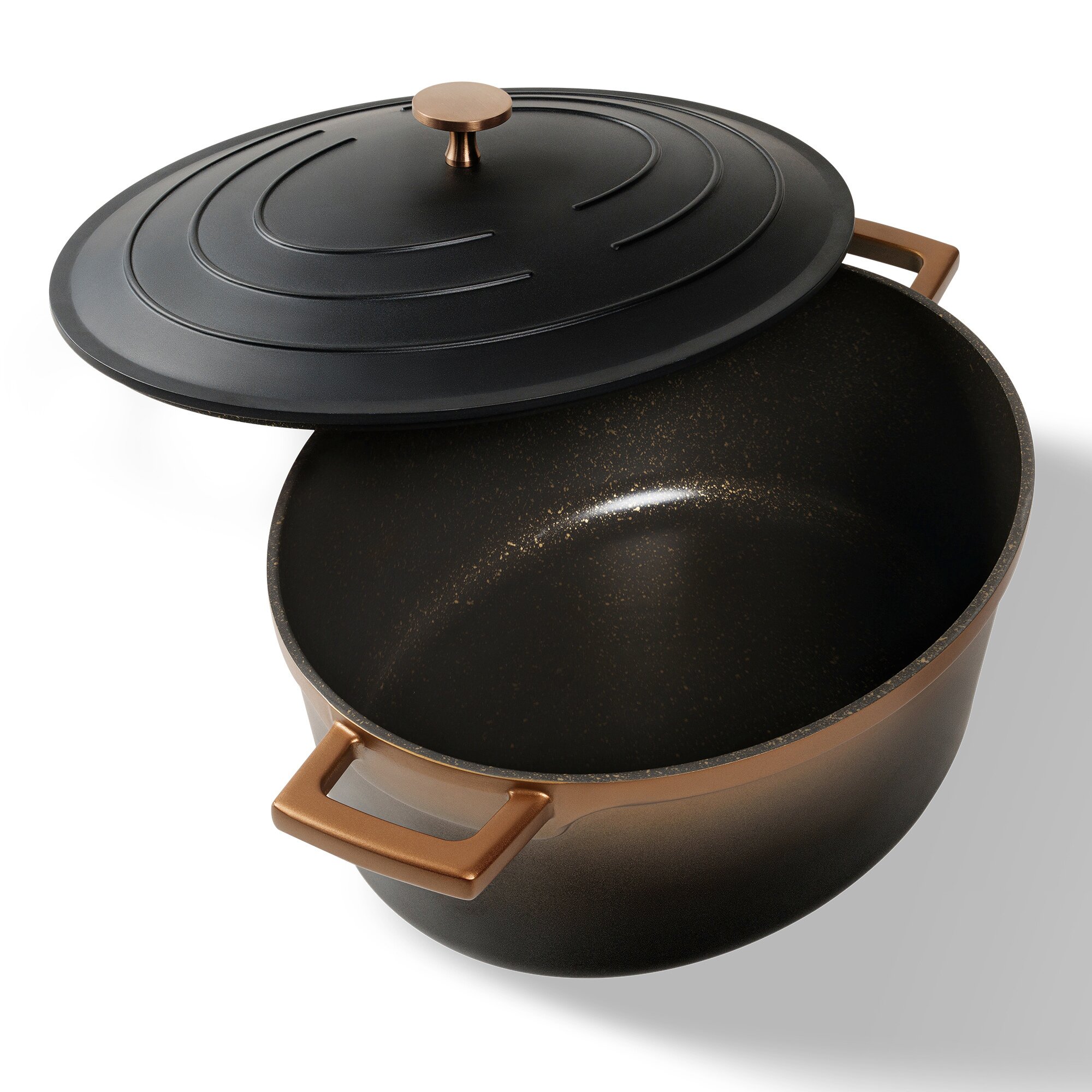 ® Cocotte Bräter Oval 32x25 cm Roségold mit Deckel