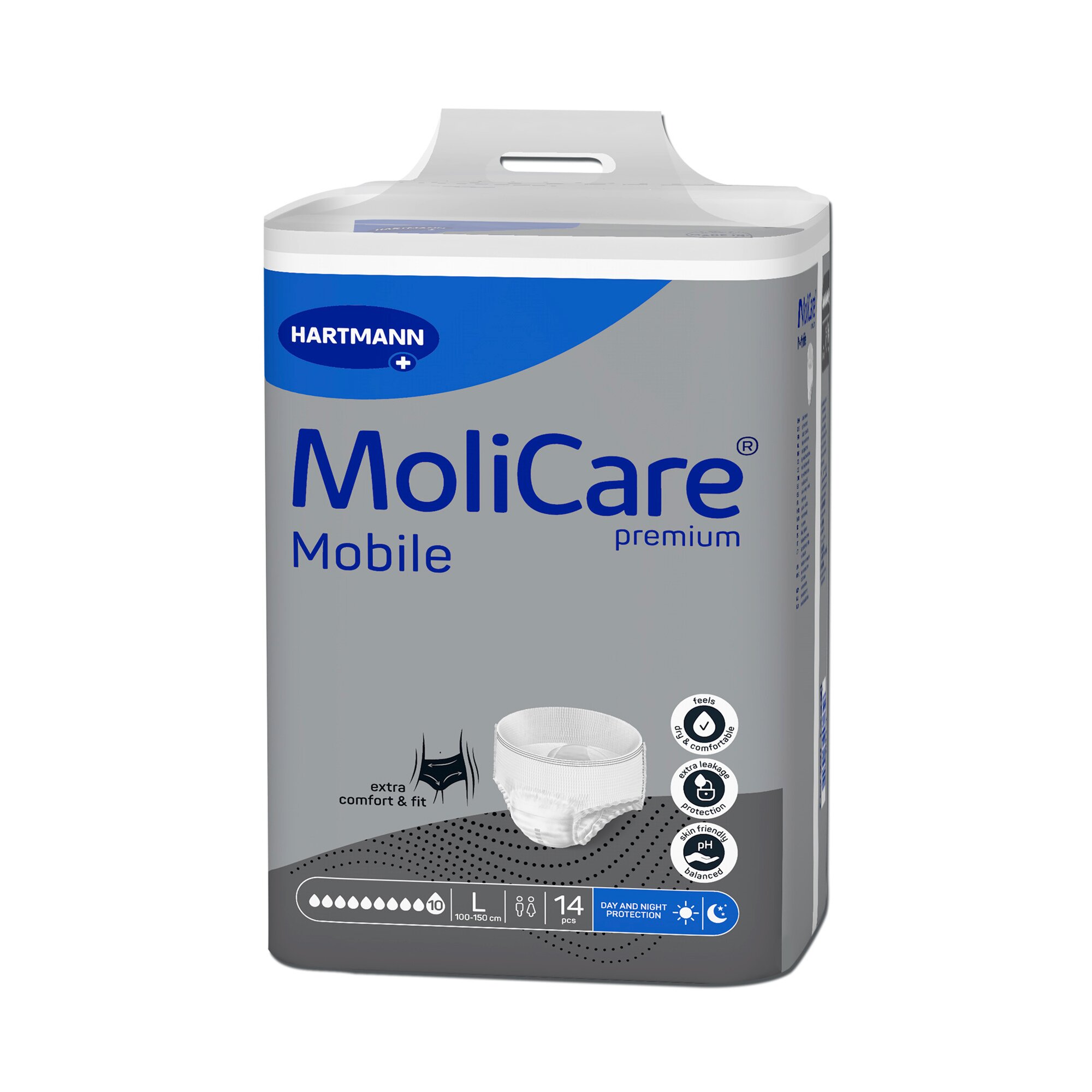 Premium Mobile, Saugleistung 2600 ml, 14 Stück L weiss