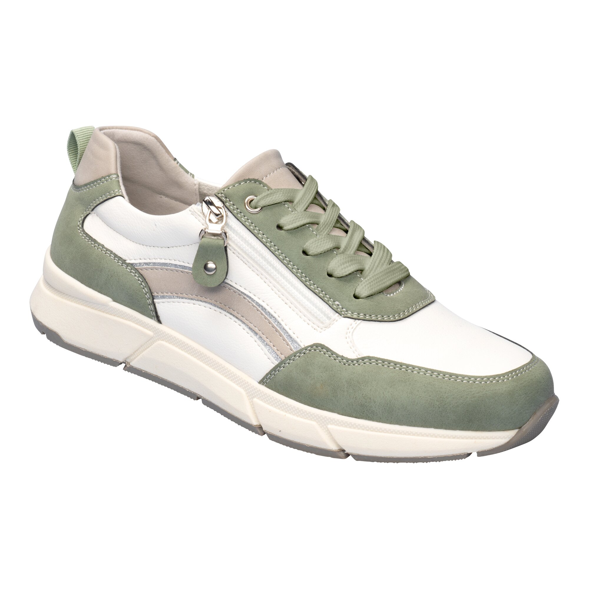 Komfort-Sneaker „Vanessa“ 37 gruen weiss