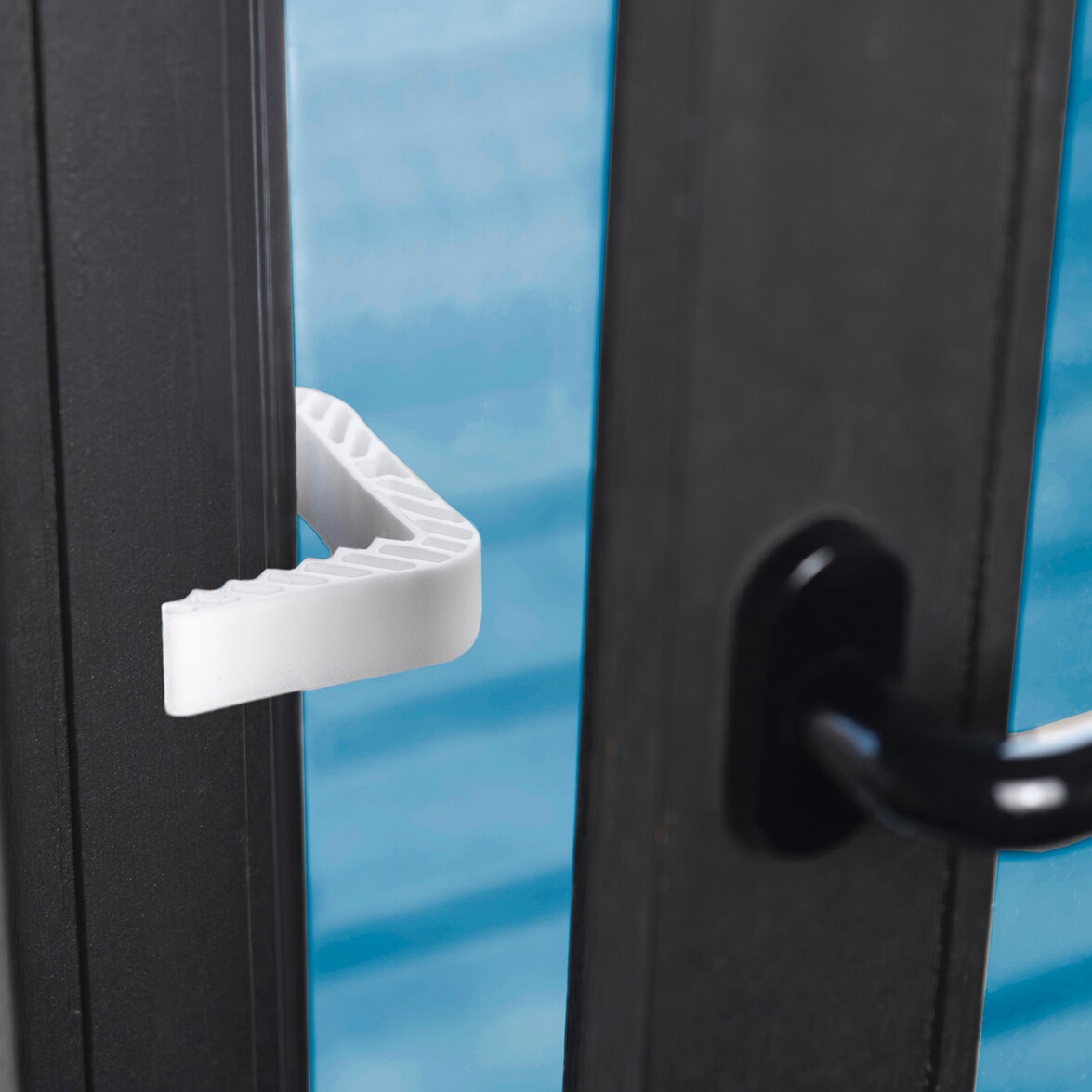 2er Set Fensterstopper - Türstopper Aus Gummi Ohne Bohren, Rutschfest