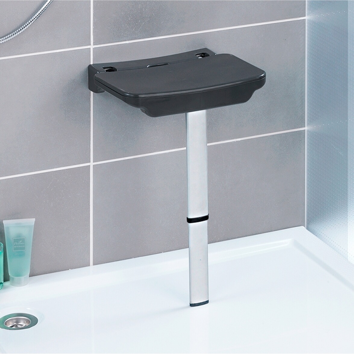 WENKO Siège de douche rabattable « Secura Premium » à commander en