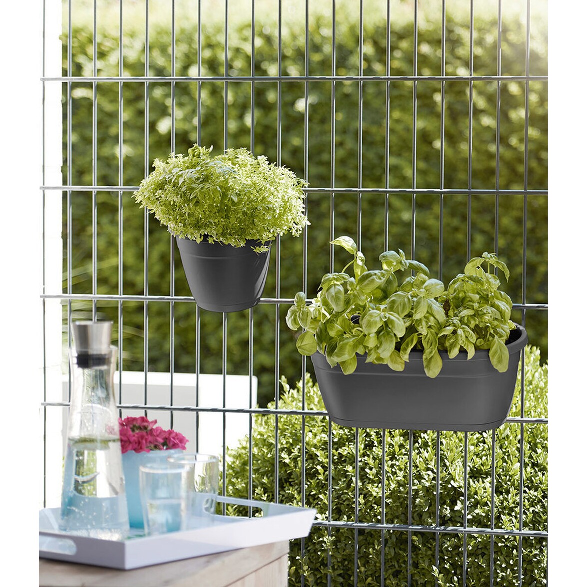 Emsa "My City Garden" Blumenkasten, granit 40 cm,1 Stück online kaufen