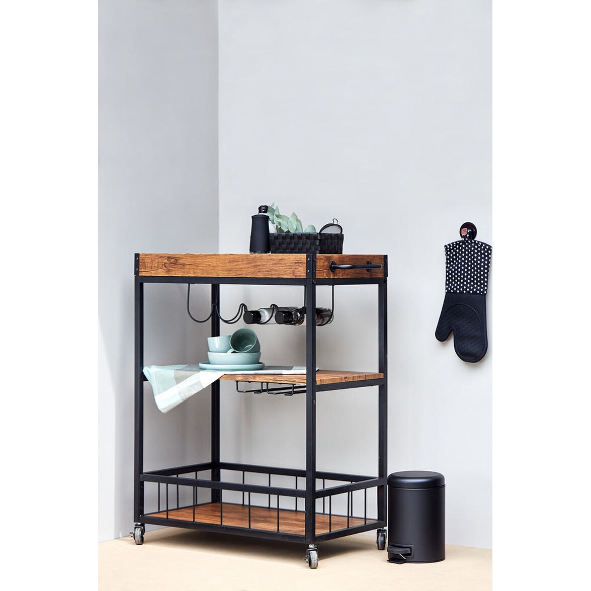 WENKO Küchenwagen Rustico, Servierwagen, Beistellwagen online kaufen