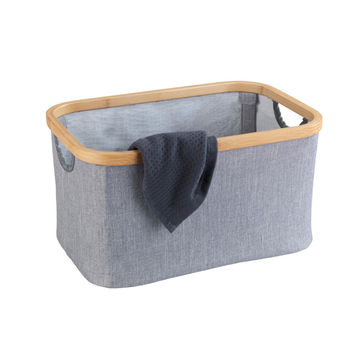 WENKO Aufbewahrungskorb Bahari faltbar, Aufbewahrungsbox, Faltbox mit