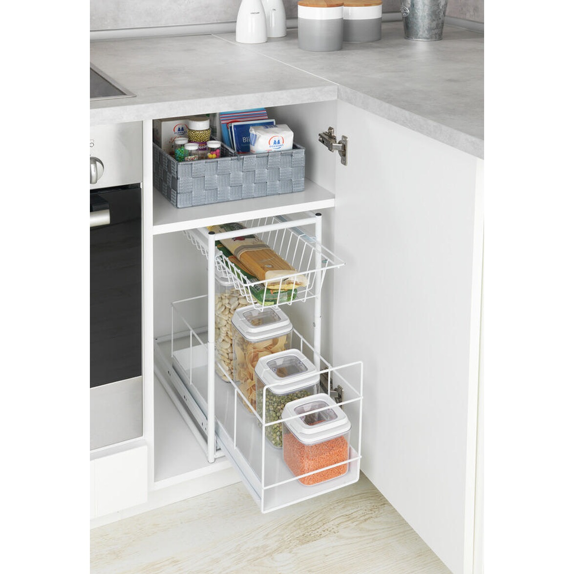 WENKO Schrankauszug 2 Fächer online kaufen | Die moderne Hausfrau