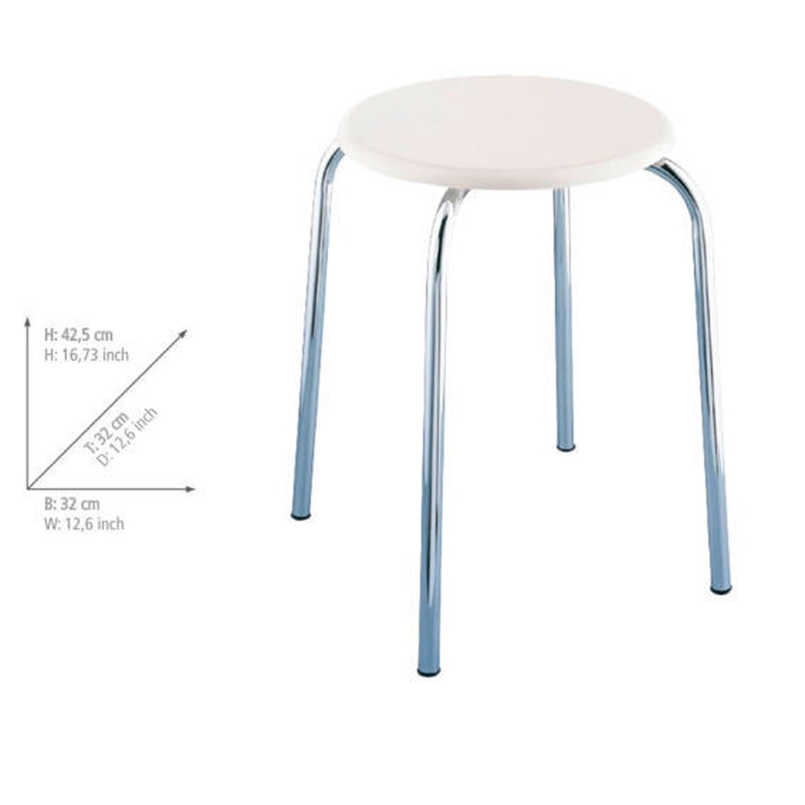 WENKO Exclusiv Badhocker, mit weißer MDF-Sitzfläche online kaufen | Die