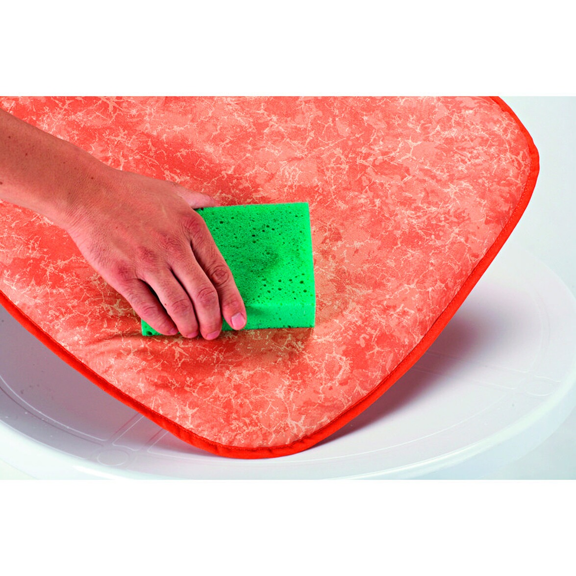 BEST Sitzkissen 2er-Set, mit Fleck-Wasser- Schutzbeschichtung, terra