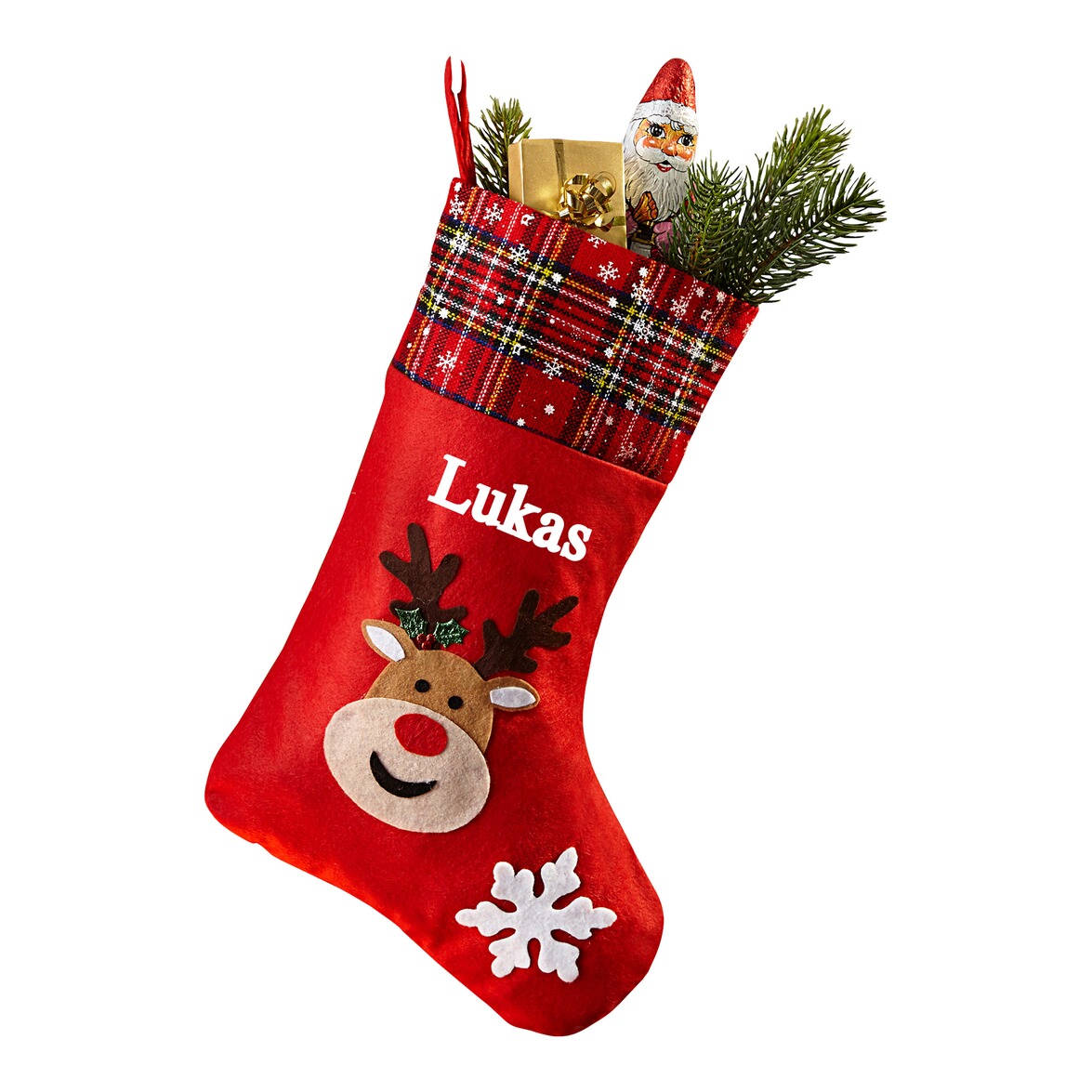 Botte de Noël avec prénom à commander en ligne | Maison & Confort